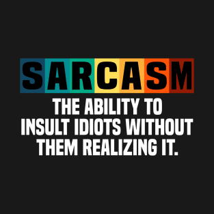 Sarcasm Naughty Sarcastic Saying Vintage T-Shirt