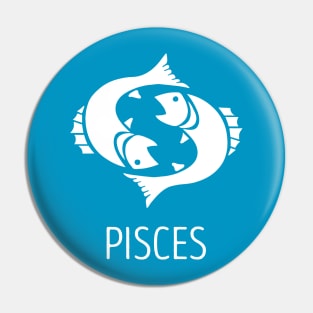 Astrological Zodiac Tee Shirts - Pisces the Fish Pin