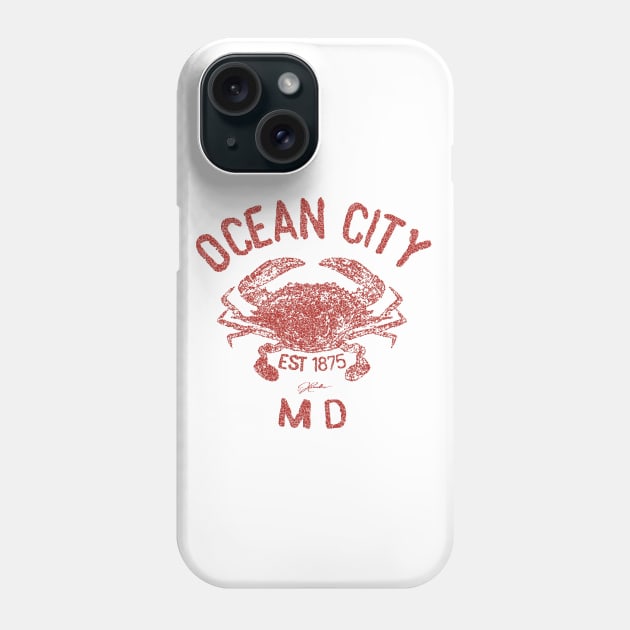 Ocean City, Maryland, Chesapeake Blue Crab Phone Case by jcombs