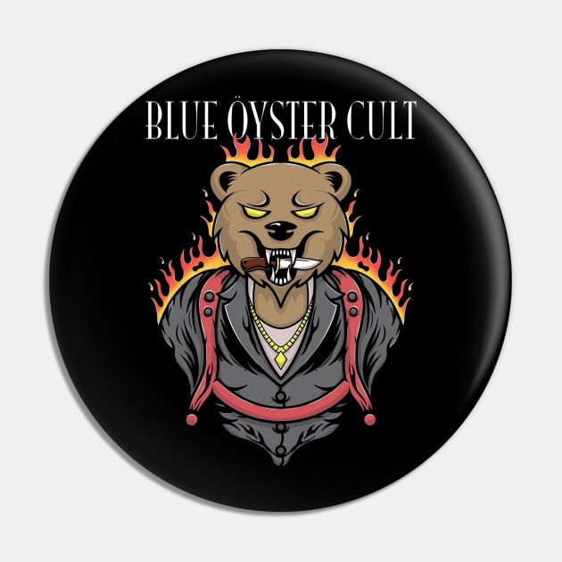 Blue oyster cult bear Pin by PROALITY PROJECT