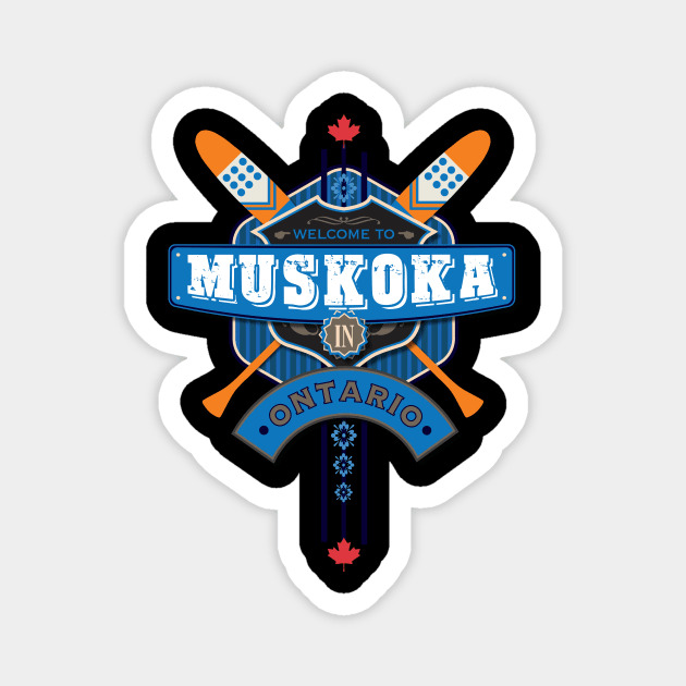 Muskoka Blue Magnet by DavidLoblaw