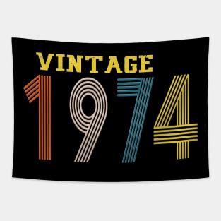 1974 vintage retro year Tapestry