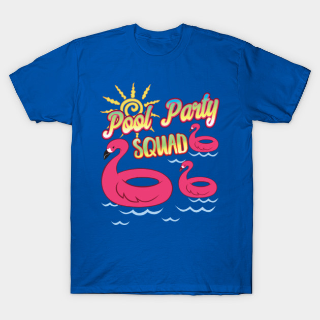 pool party birthday shirts