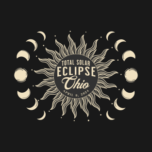 Total Solar Eclipse Ohio USA April 2024 T-Shirt