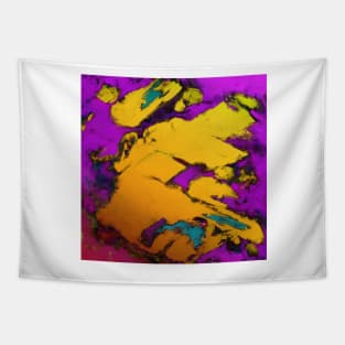 Yellow erosion Tapestry