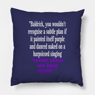 Subtle plans Pillow