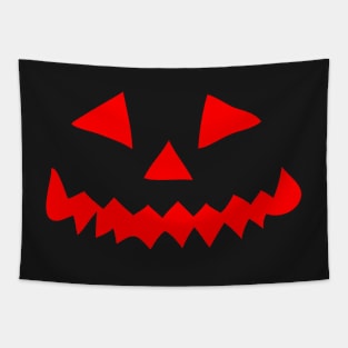 Halloween Pumpkin Face (Halloween costume) Tapestry