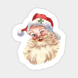 Vintage Funny Santa Claus Magnet