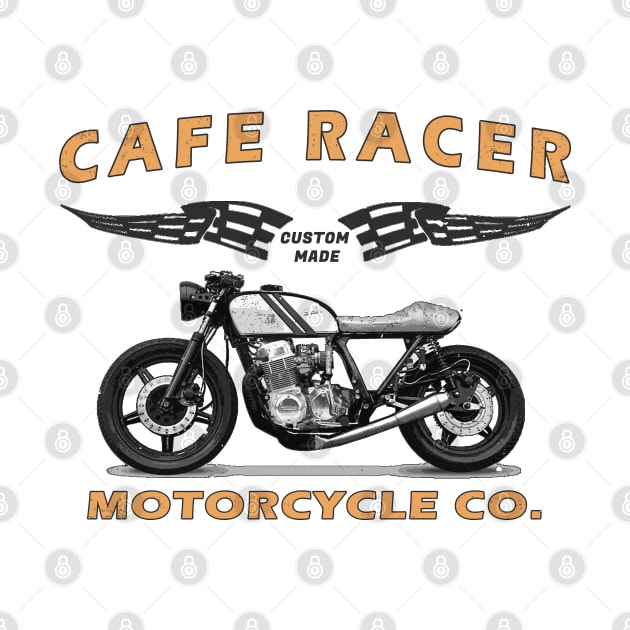 Cafe Racers Vintage Motorcycle by Jose Luiz Filho