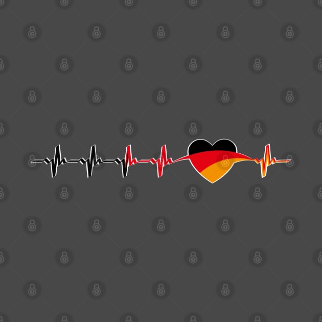 German heartbeat flag by Catfactory