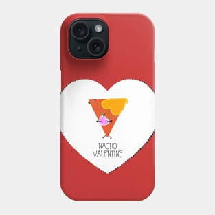 Nacho Valentine Red Tortilla Person Phone Case