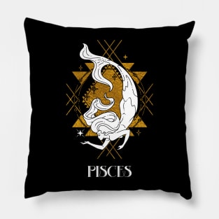 Pisces zodiac sign Pillow