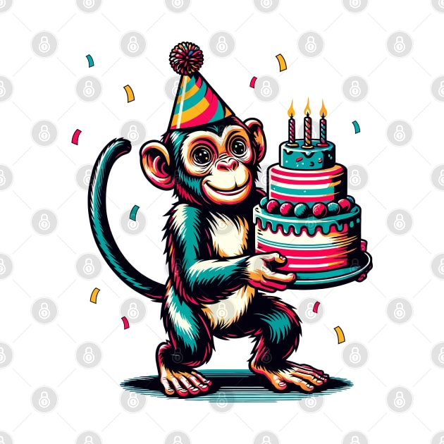 Birthday Monkey by Art_Boys