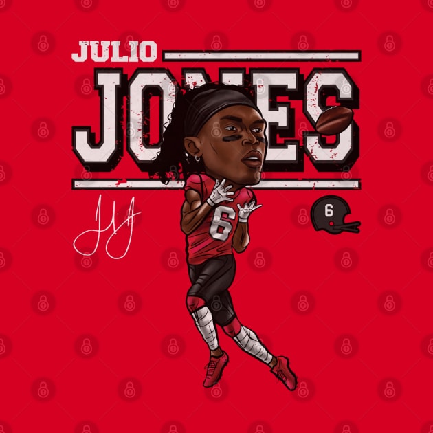 Julio Jones Tampa Bay Cartoon by Chunta_Design