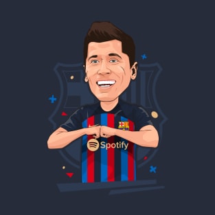 Lewandowski Barcelona T-Shirt