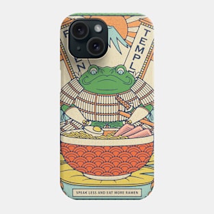 Samurai Frog Ramen Temple Phone Case