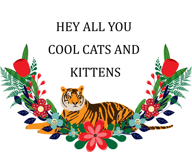 Hey all you cool cats and kittens 1 Kids T-Shirt by grafart