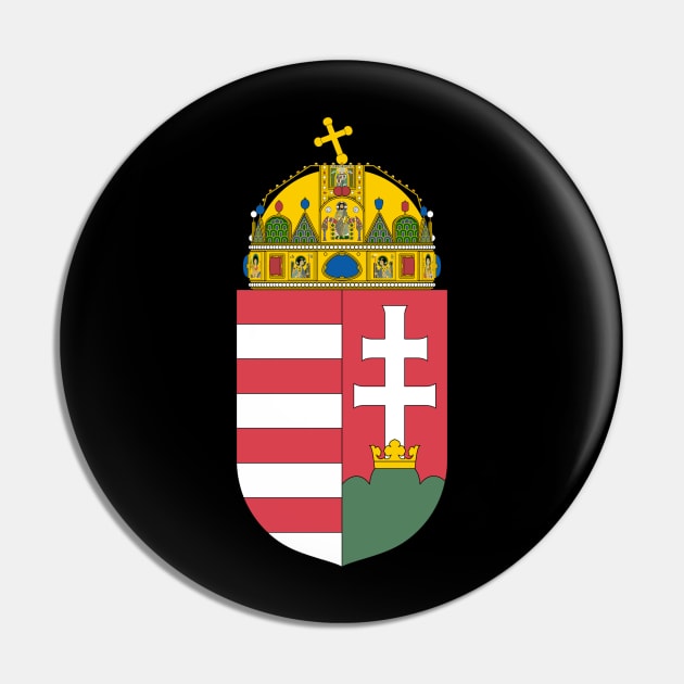 Coat of arms of Hungary Pin by Wickedcartoons