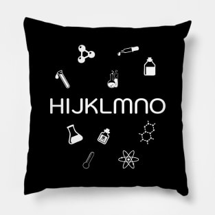 H2O - Nerds favorite chemistry riddle Pillow