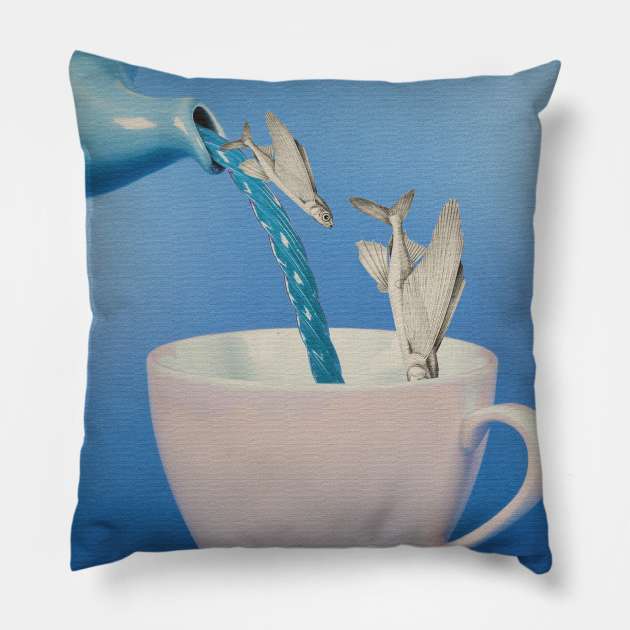 Teahour Pillow by SilentSpace