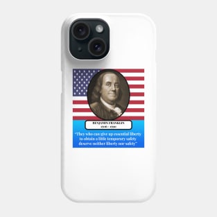 Benjamin Franklin Quote Phone Case