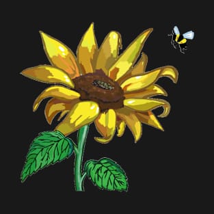 Sunflower and the Bee T-Shirt