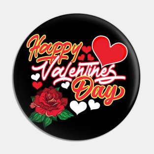 Happy Valentines Day Pin