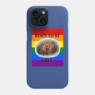 BORN TO BE FREE Phone Case