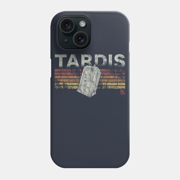 Retro Tardis Phone Case by FanFreak