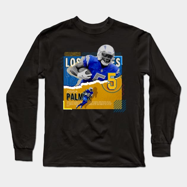 Joshua Palmer Football Paper Poster Chargers Long Sleeve T-Shirt