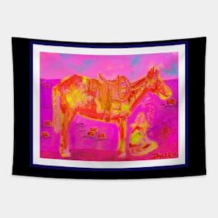 Neon Smoke Break Tapestry