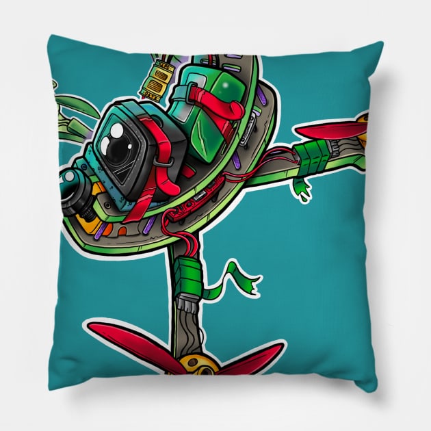 the first kwad fpv Pillow by Mrwigglesfpv
