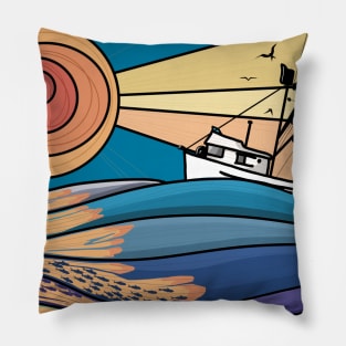 Retro Seiner Pillow