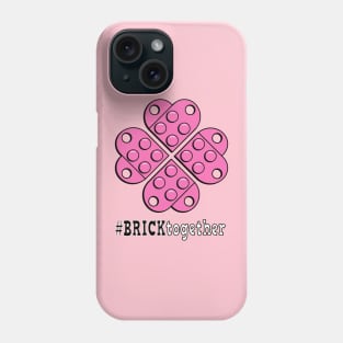 Brick Together Flower Power - Pink Phone Case