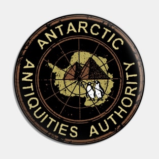 Antarctic Antiquities Authority - Roundel (black only) Pin