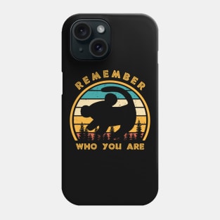 Remember Who You Are Vintage Lion Phone Case