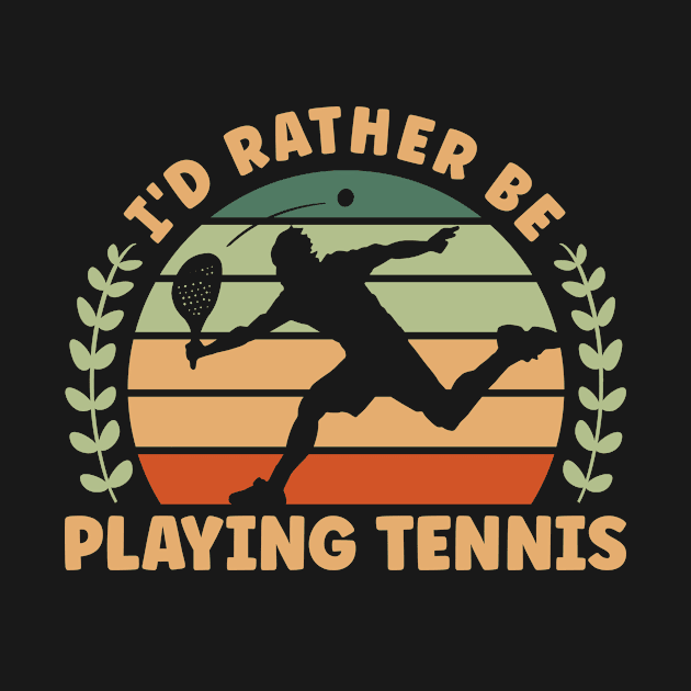 Playing Tennis by TK Store