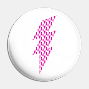 Pink power Thunderbolt Pin