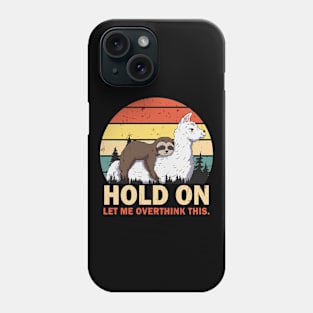 LLAMA AND LAZY BEAR Phone Case