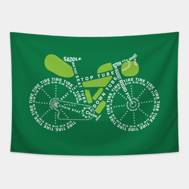 BIKEPACKING Tapestry by reigedesign