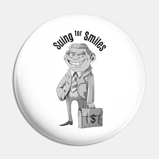 Suing for Smiles Pin