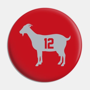 New England Patriots GOAT Pin