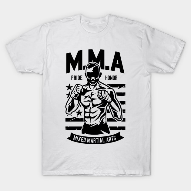 Silicio Todavía Quagga Mixed Martial Arts Club - Mma - T-Shirt | TeePublic