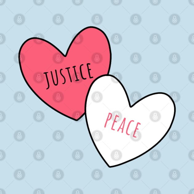 Justice Peace Love by radiogalaxy