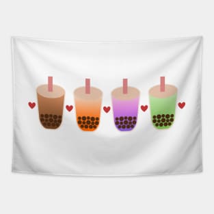 Bubble Tea Love Tapestry