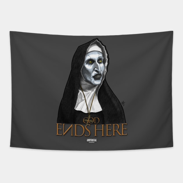 Valak Tapestry by AndysocialIndustries