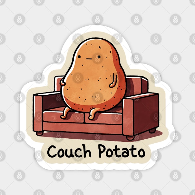 Couch Potato Magnet by FanFreak