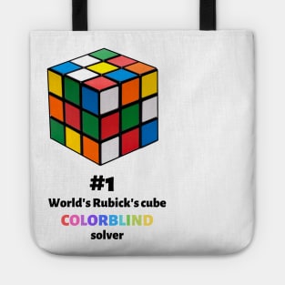 #1 World's Rubik's Cube Colorblind Solver Tote