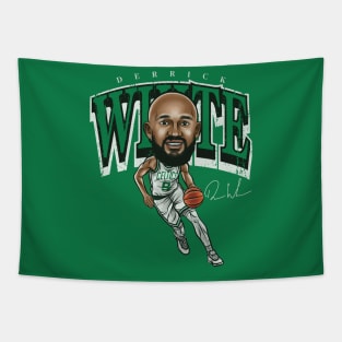 Derrick White Boston Cartoon Tapestry