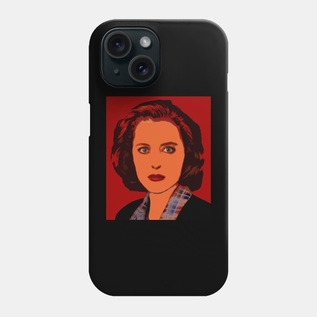 gillian anderson Phone Case by oryan80